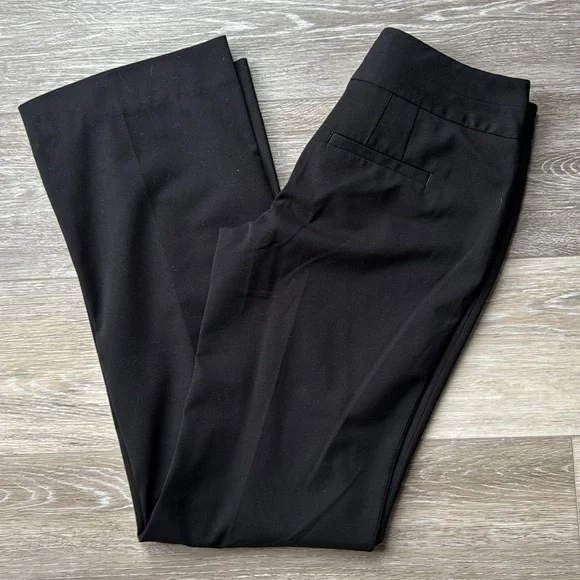 White House Black Market Black Boot Cut Pants - Picture 2 of 3